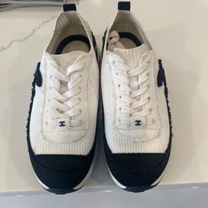 Chanel 2022 knit sneakers